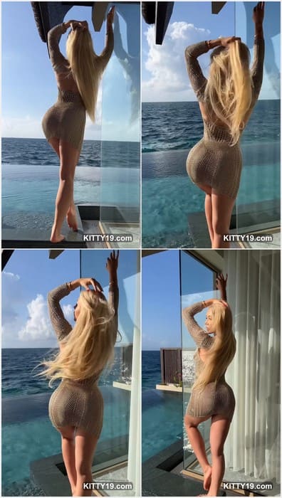 Blonde Blon.dieee onlyfans star with hot butt in tight dress without panties! Download leak video for free today.